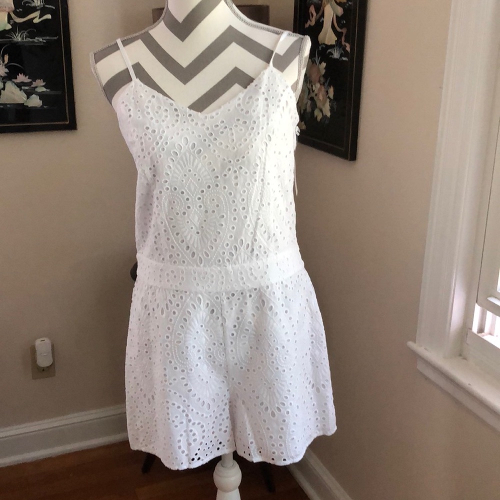 1 State Romper White